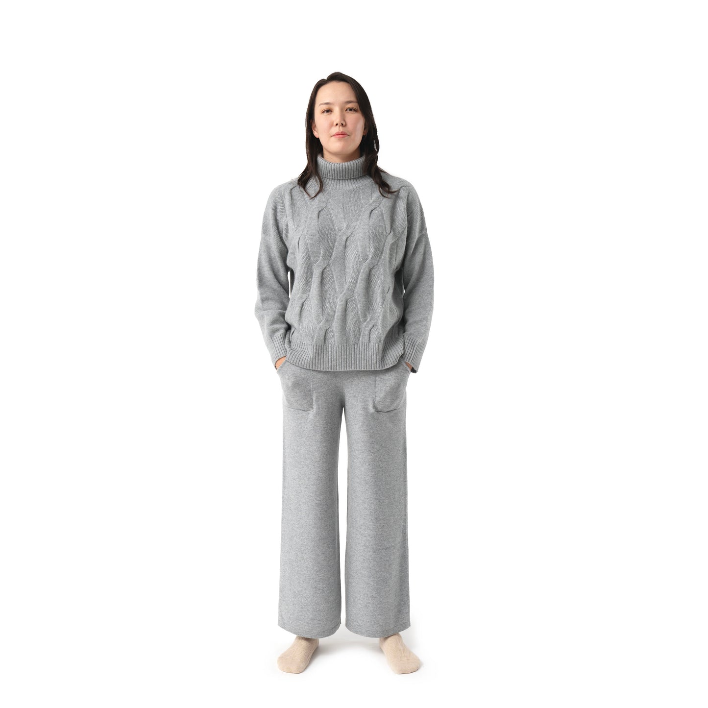 Kaschmir Sweater Indra / Naturbraun