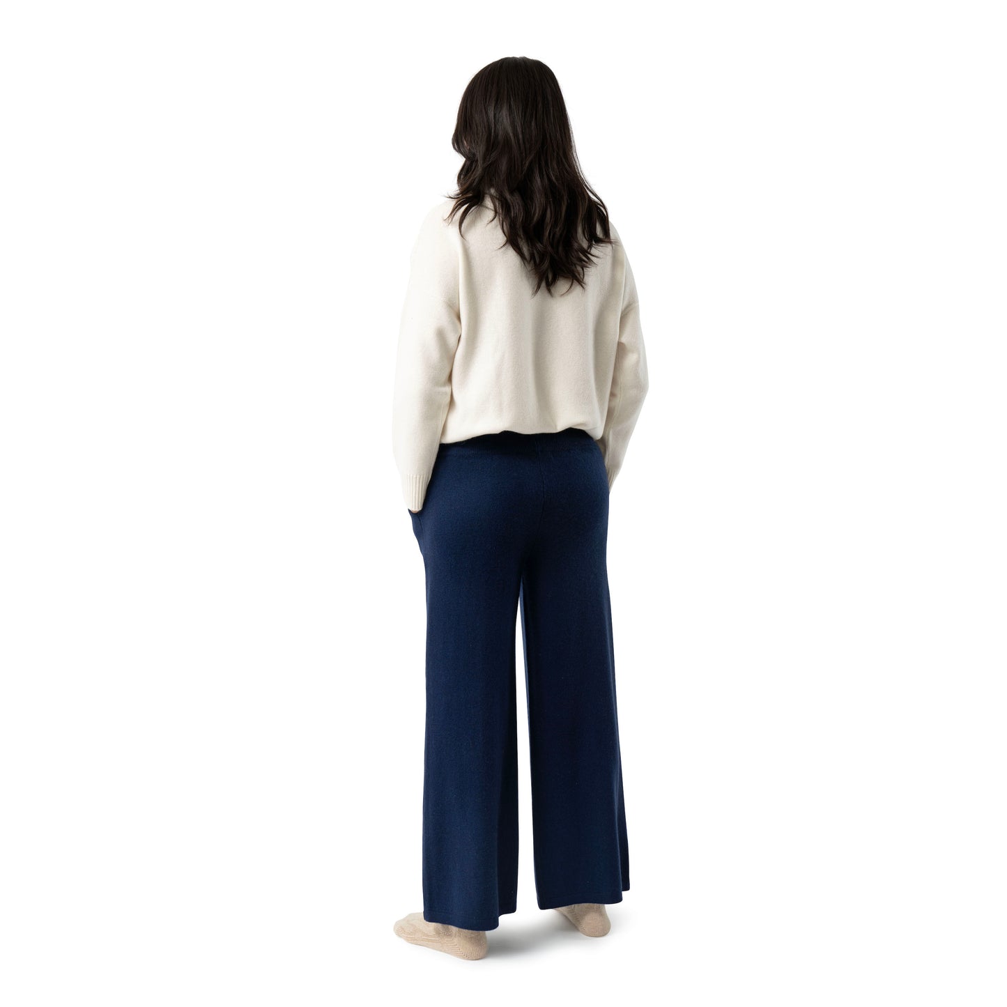 Kaschmir Hose / Dunkelblau