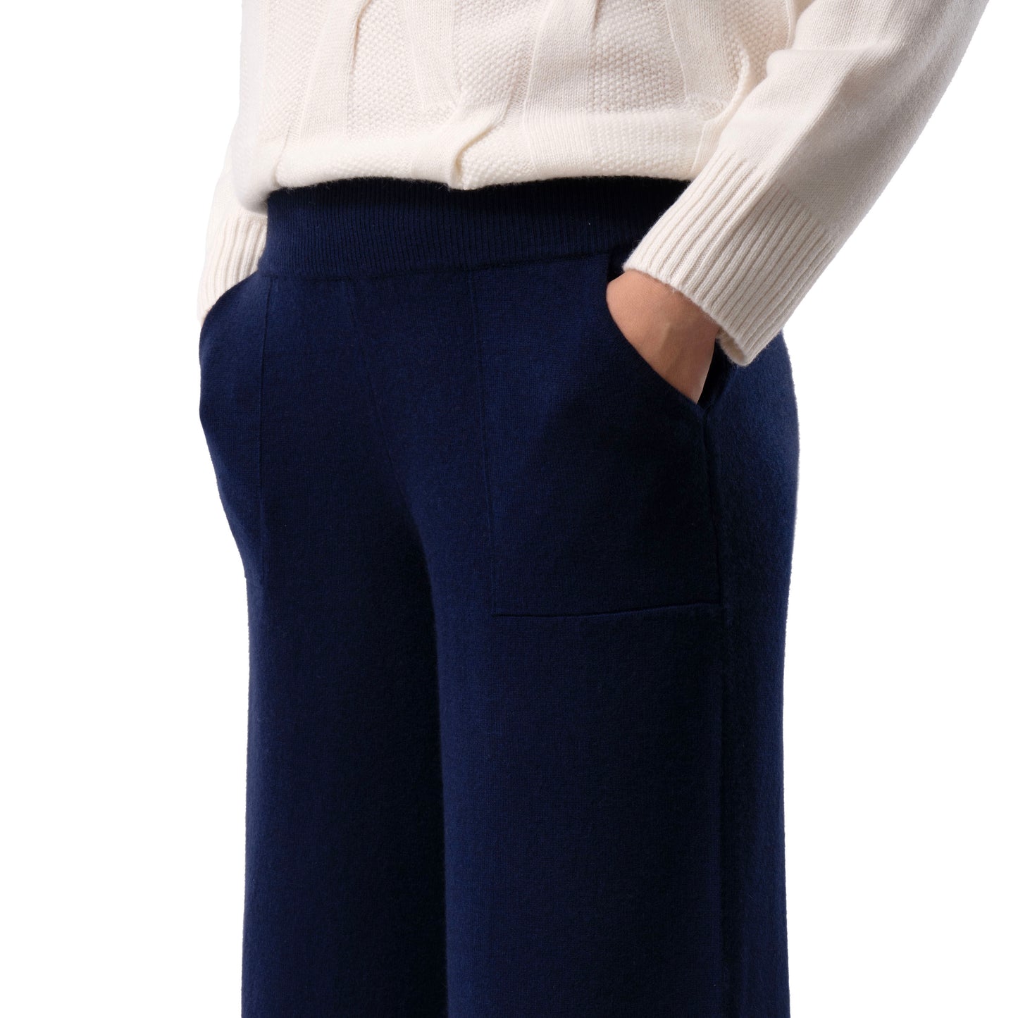 Kaschmir Hose / Dunkelblau