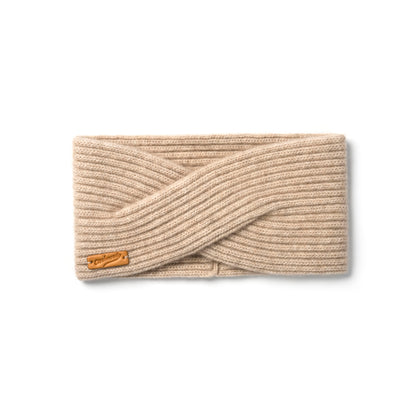 Kaschmir Stirnband Beige