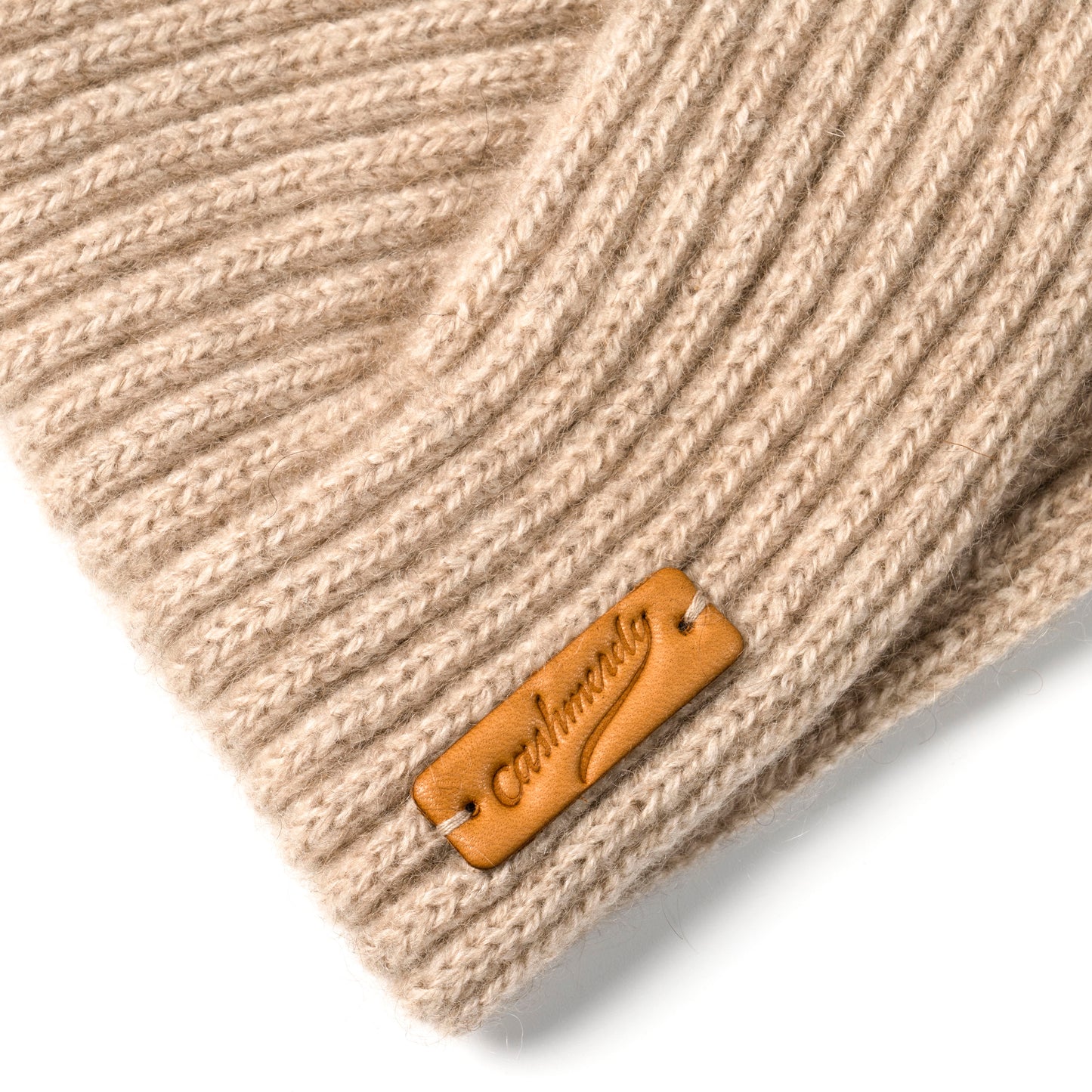 Kaschmir Stirnband Beige