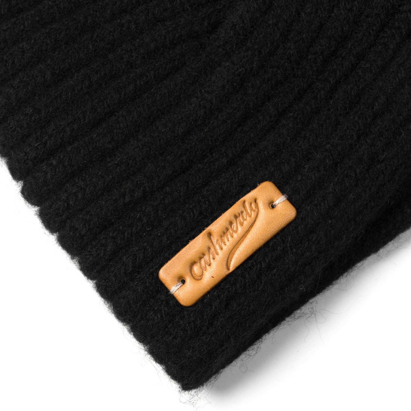 Stirnband aus Kaschmir / Schwarz
