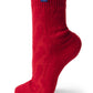 Kaschmir Bettsocken / Rot