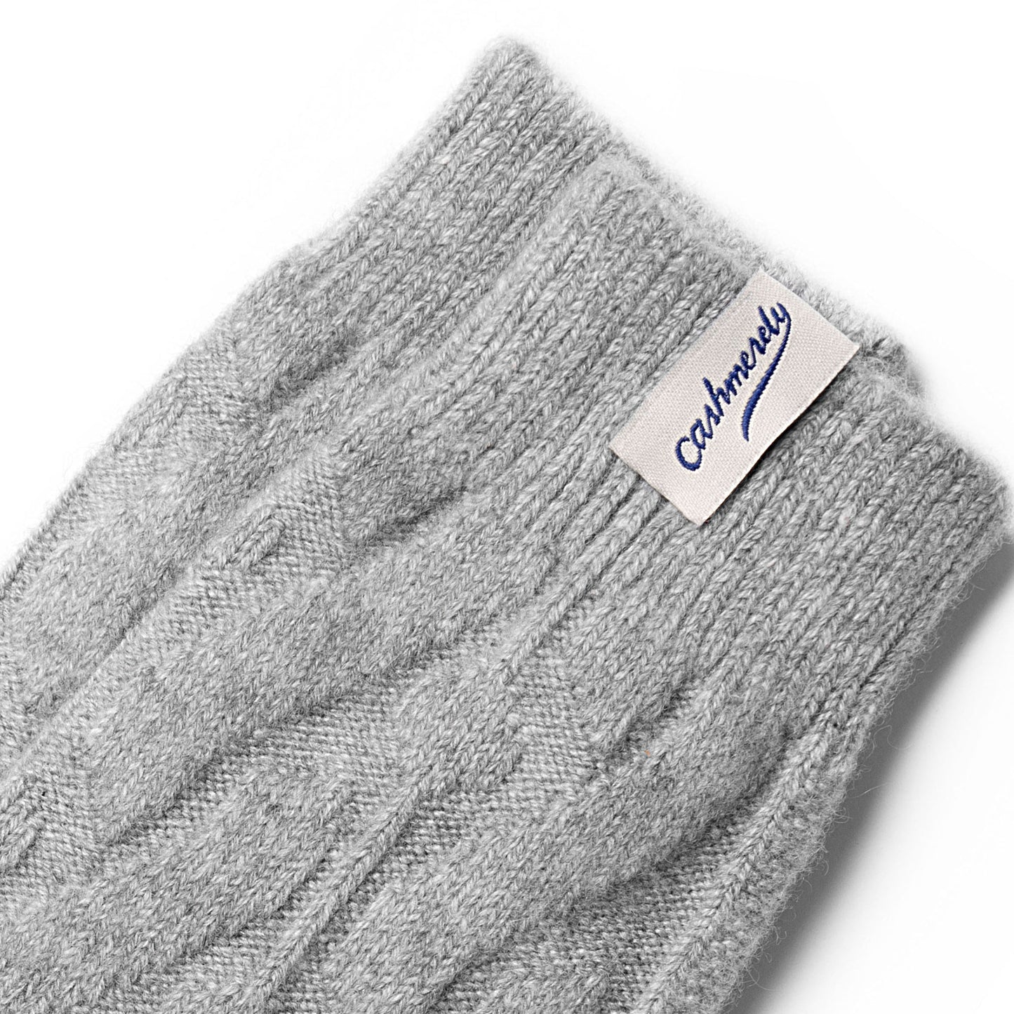 Kaschmir Bettsocken / Grau