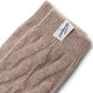 Kaschmir Bettsocken / Naturbraun